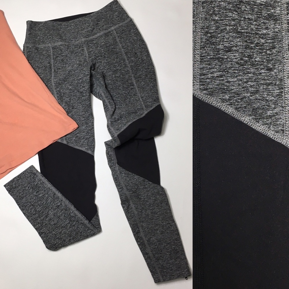 Beyond Yoga Leggings Black Block Spacedye, sz S